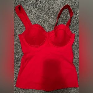 Red Corset Top